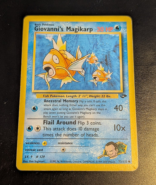 Giovanni's Magikarp 73/132 Gym Challenge - Pokémon Card