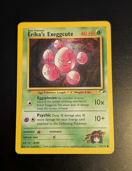 Erika's Exeggcute 077/132 Gym Hero