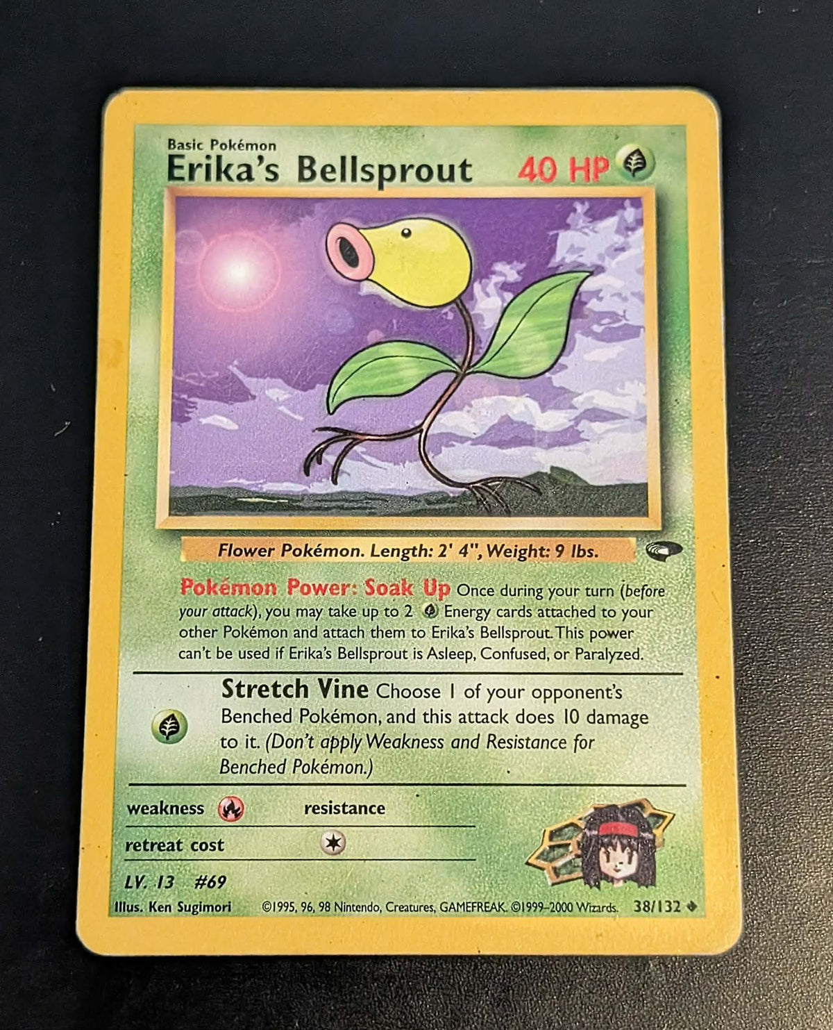 Erika's Bellsprout 38/132 Gym Challenge