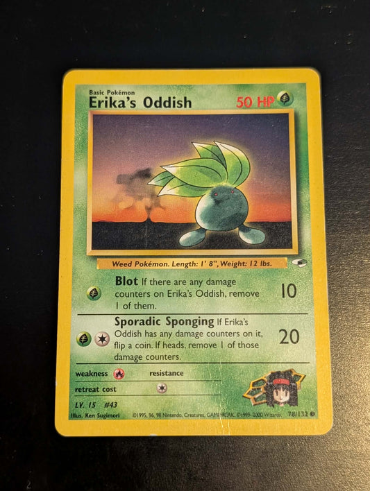Erika's Oddish 78/132 Gym Heroes