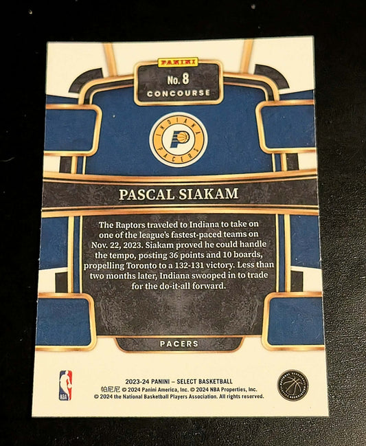 2023-24 Select #8 Pascal Siakam Blue Concourse