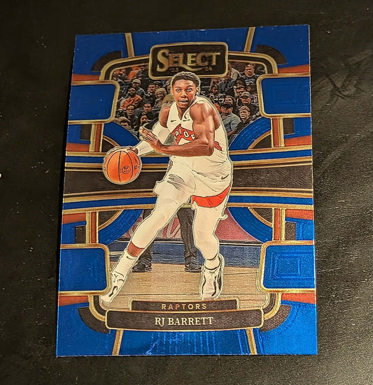RJ Barrett 2023-24 NBA Panini Select Blue Concourse #1