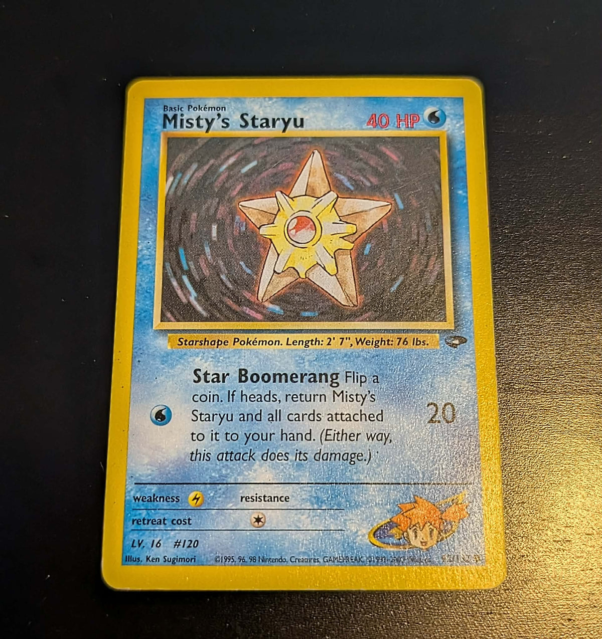 Misty's Staryu 92/132 Gym Challenge