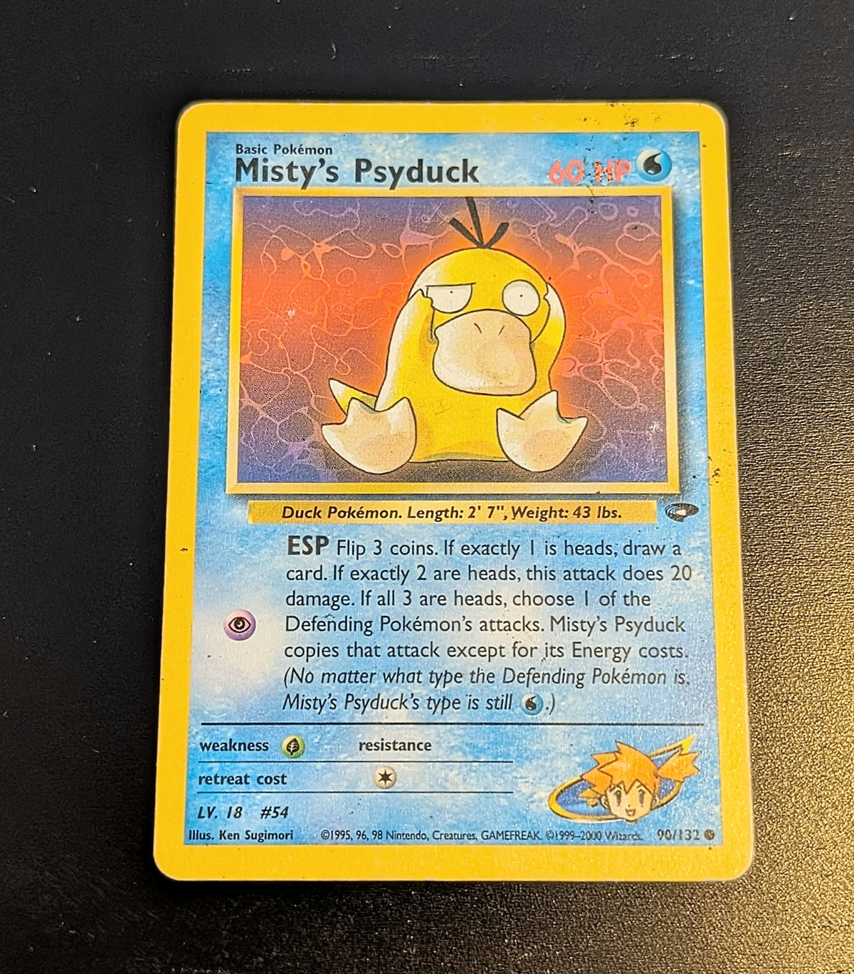 MISTY'S PSYDUCK - 90/132 - Gym Challenge