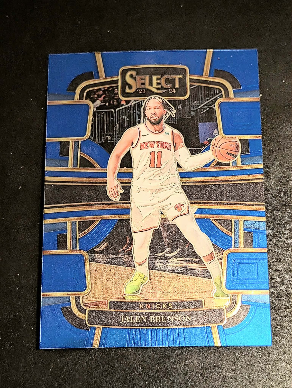 023-24 Panini Select #7 Jalen Brunson Blue